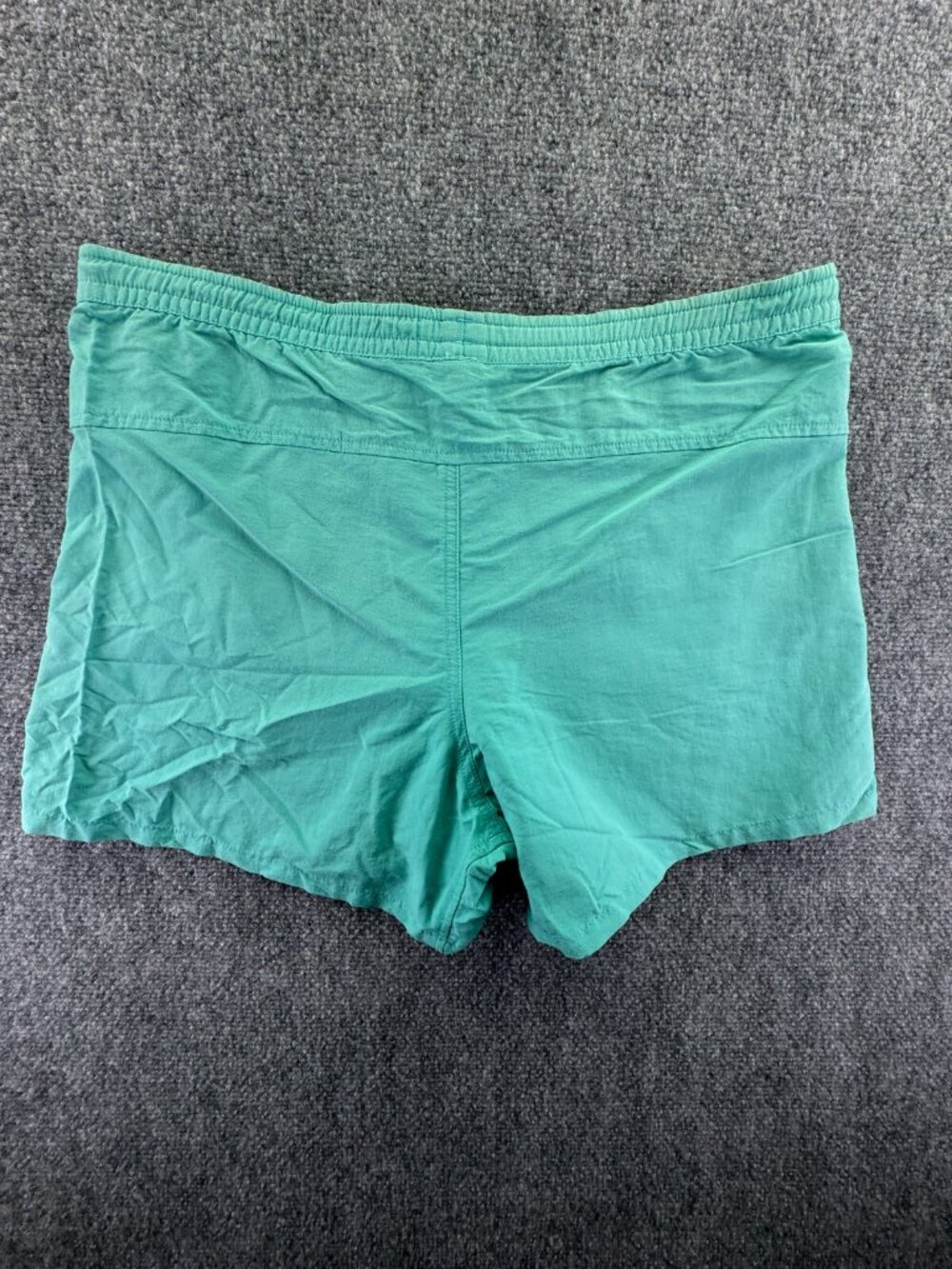 Patagonia Women Casual Outdoors Hiking Shorts Bottoms Elastic Medium Blue - Picture 13 of 16